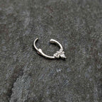 16G 5/16 Clear Gem Bee Glamour Cartilage Clicker