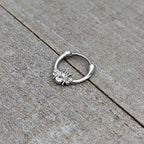 16G 5/16 Clear Gem Ultra Fly Cartilage Clicker