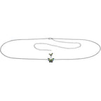 Rainbow Gem Butterfly Beauties Double Mount Belly Ring Belly Chain