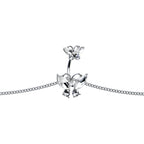 Clear Gem Butterfly Beauties Double Mount Belly Ring Belly Chain