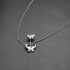 Clear Gem Butterfly Beauties Double Mount Belly Ring Belly Chain