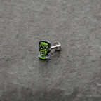 16G 5/16 Frankenstein Head Green Glow in the Dark Labret Tragus