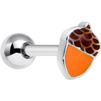 16G 5/16 Autumn Acorn Brown Orange Cartilage Tragus Earring
