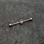 14G Sweet Pumpkin Latte Thanksgiving Industrial Barbell 38mm