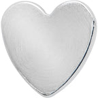 16G 1/4 Internally Threaded Simple Style Heart Labret Tragus