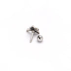 16G 1/4 Yellow Purple Gem Dragonfly Cartilage Tragus Earring