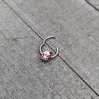 16G 3/8 Sweet Hot Cocoa Marshmallow Mug Hinged Segment Ring