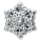 16G 5/16 Clear Gem Filigree Epic Snowflake Labret Monroe Tragus