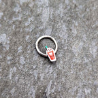 16G 5/16 Sweet Pumpkin Frappe Autumn Hinged Segment Ring