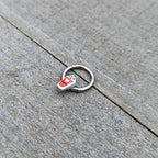 16G 5/16 Sweet Pumpkin Frappe Autumn Hinged Segment Ring