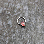16G 5/16 Sweet Pumpkin Latte Autumn Hinged Segment Ring