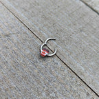 16G 5/16 Sweet Pumpkin Latte Autumn Hinged Segment Ring