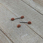 14G 9/16 Cute Colorful Turkeys Barbell Nipple Ring Set