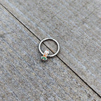 16G 3/8 Sweet Holiday Candle Christmas Hinged Segment Ring