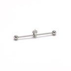 14G Sweet Happy Rose Flower Industrial Barbell 38mm
