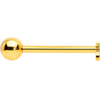 Gold Tone Merry Christmas Inlaid Red Green Barbell Tongue Ring
