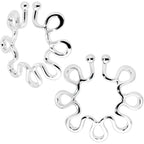 Trippy Flower Clip On Fake Nipple Ring Set