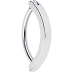 14G 9/16 316L Surgical Steel Smooth Style Hinged Hoop Belly Ring