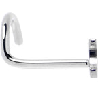 20G 1/4 ASTM F-136 Implant Grade Titanium Moon Threadless Left Side Nose Screw