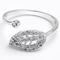 Midi Ring Clear Gem Leaf Toe Ring