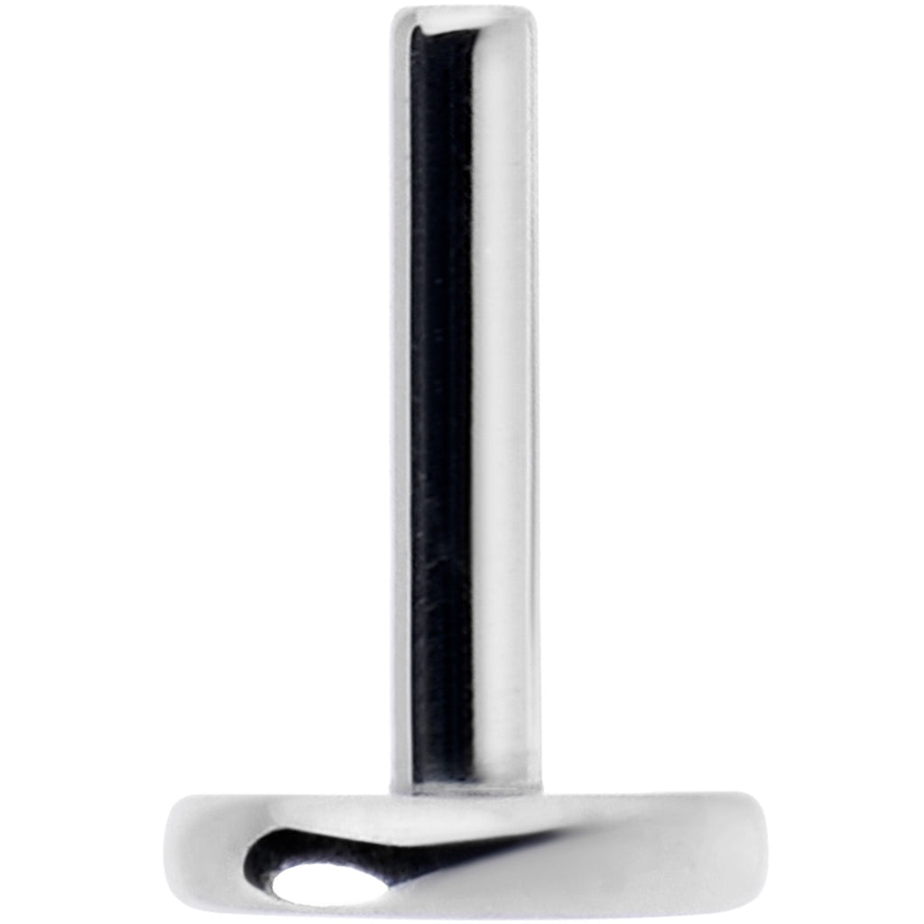 18G 5mm ASTM F-136 Implant Grade Titanium Threadless Post Only Labret