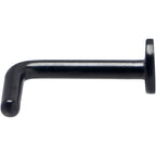 18G 1/4 Black ASTM F-136 Implant Grade Titanium Moon End L Shape Nose Ring