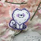 Silly Heart Haircut Dog ~ Sticker