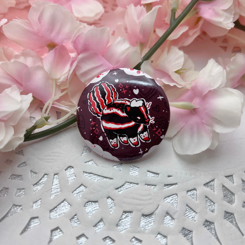 Peppermint Skunk ~ Button