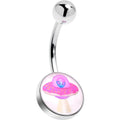UFO Alien Ship Belly Ring