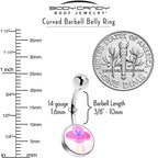 UFO Alien Ship Belly Ring
