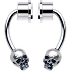 Skull Magnetic Septum Ring Horseshoe Non-Pierced Fake Nose Ring