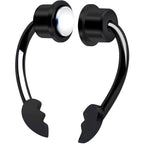 Broken Heart Magnetic Septum Ring Horseshoe Non-Pierced Fake Nose Ring