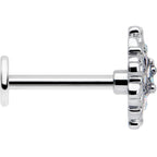 16G 5/16 Aurora Gem Retro Sunburst Labret Monroe Tragus