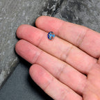 20G 7mm Blue CZ Gem Moon Butterfly Love Heart L Shape Nose Ring
