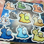 Snail Solar System ~ Sticker Sheet