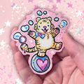 Bubble Circus Tiger ~ Sticker