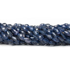 7mm Iolite Straight Drilled Faceted Teardrop Beads, 14 inch