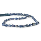 7mm Iolite Straight Drilled Faceted Teardrop Beads, 14 inch