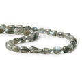 7x4-10x5mm Labradorite Plain Straight Drilled Teardrop Beads 14 inch 34 pieces