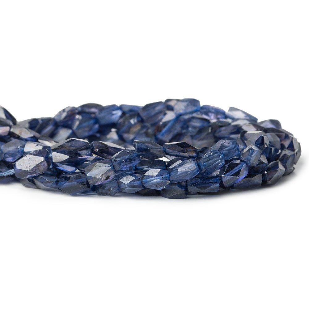 7x6mm Iolite Faceted Rectangles 14 inch 25 beads