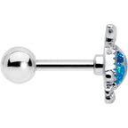 16G 1/4 Glitter Turtle Cartilage Tragus Earring