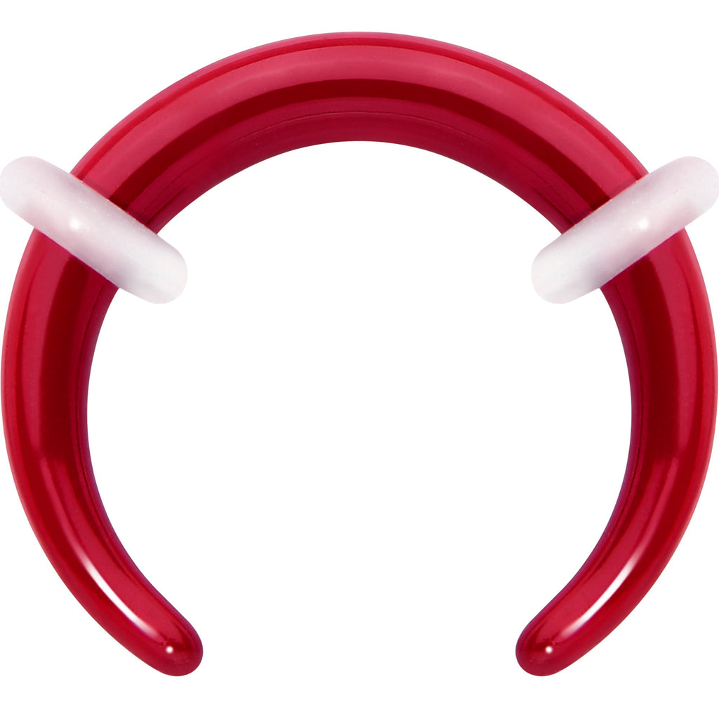 Stainless Steel Crescent Pincher Septum Ring - 14G and 16G