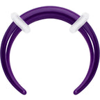Stainless Steel Crescent Pincher Septum Ring - 14G and 16G