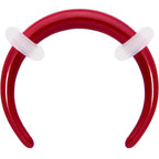 Stainless Steel Crescent Pincher Septum Ring - 14G and 16G
