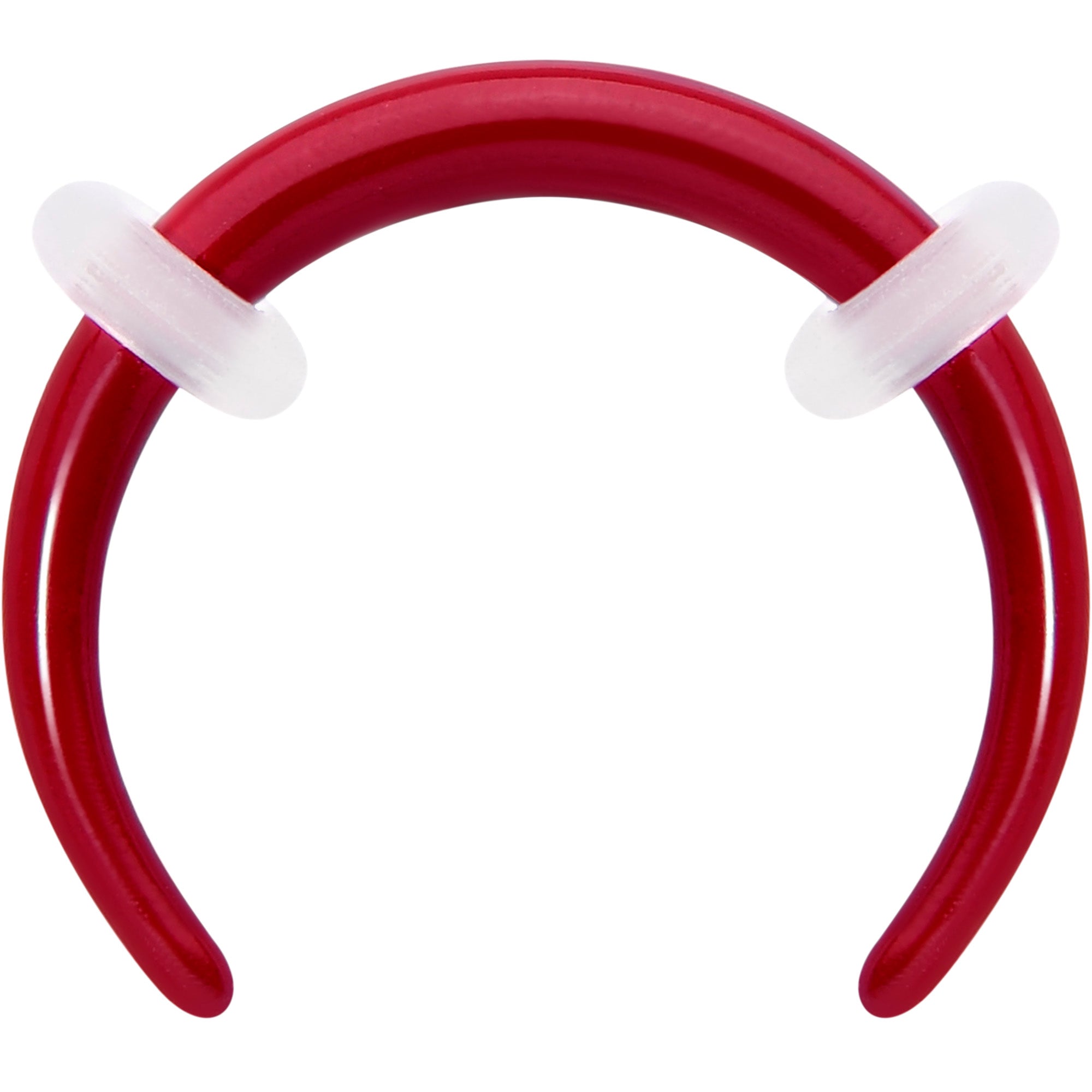 Stainless Steel Crescent Pincher Septum Ring - 14G and 16G