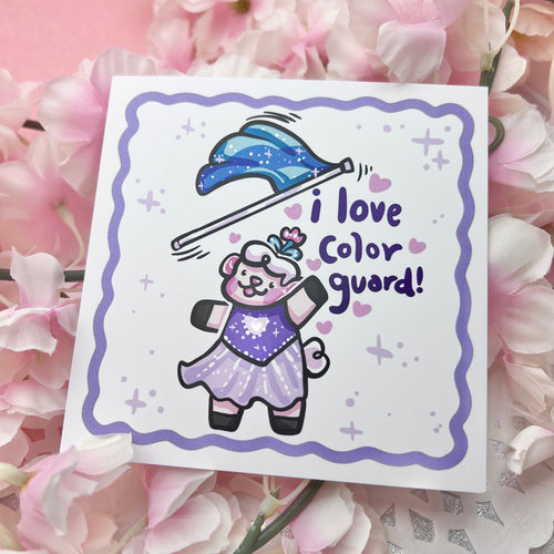 "I Love Color Guard!" Sprout ~ Print