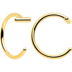 20G Bar Implant Grade Titanium Open Hoop Earrings