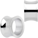 Hand Polished Thick Double Flare Tunnel Plug Set 6mm to 25mm