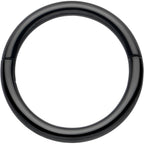 20G Implant Grade Titanium Half Closure Hinged Segment Ring