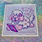 Silly Drawing Cherry Blossom ~ Shimmer Print